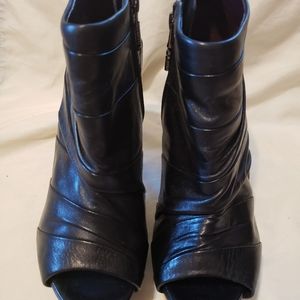 Miss Sixty BLACK Leather shoe 8.5 #LikeNew